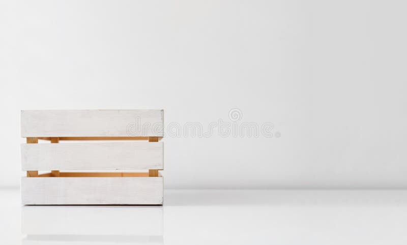 Empty wood box