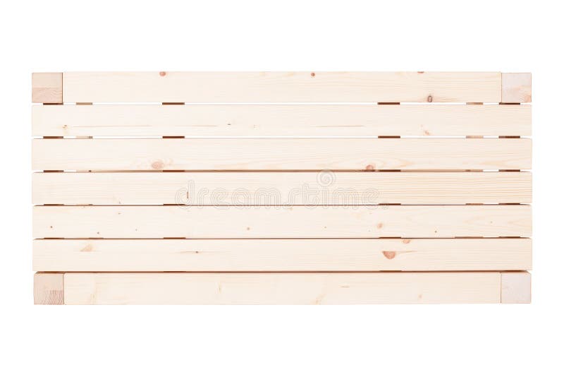 Empty Wood Desk Surface Background Wood Texture Isolated On White