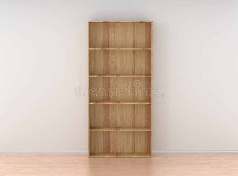 Empty Interior Wooden Wall Bookcase Stock Illustrations 1,925 Empty