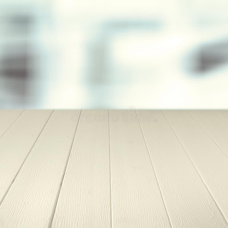 Empty Wooden Counter Background Stock Photo Image of blurry, counter