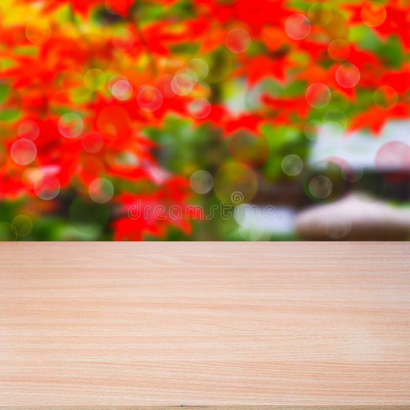 Empty wooden table royalty free stock photography
