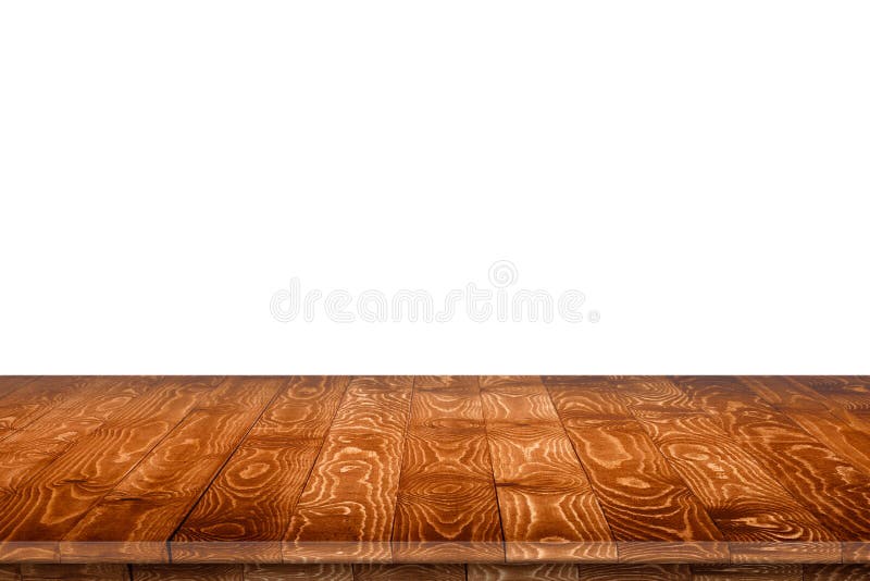 Empty wooden table for product placement royalty free stock photos