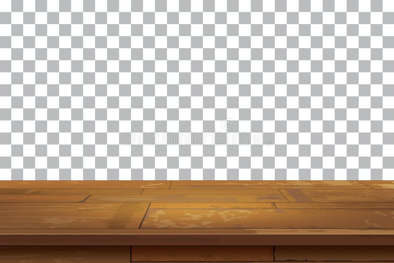 Empty wooden table top background. Old vintage shelf tex royalty free illustration