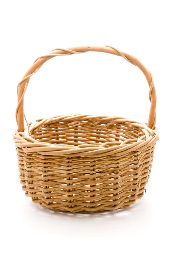 Empty woven basket