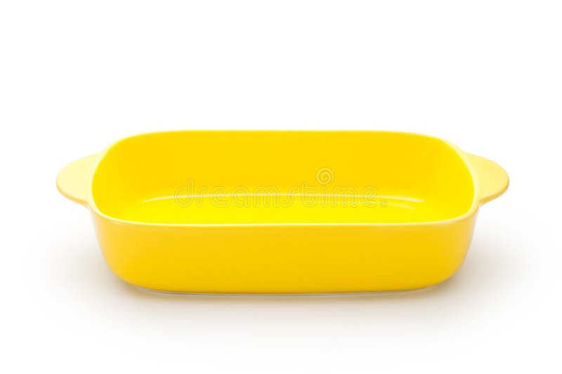Empty yellow bowl royalty free stock images