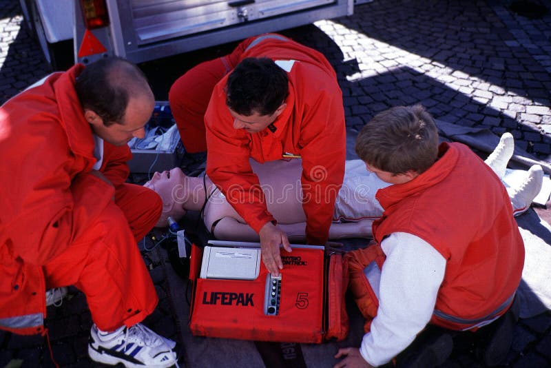 EMT-opleiding stock afbeelding EMT-opleiding stock afbeelding