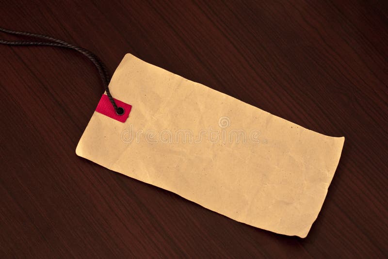 Emty price tag royalty free stock images