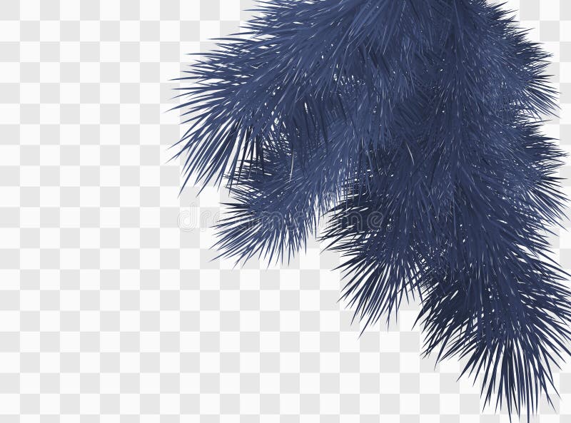 En blå frusen trädgren. snö och frost. snöfall. vinter. snöstorm. juldekorationer. på ett öppet sätt royaltyfri illustrationer