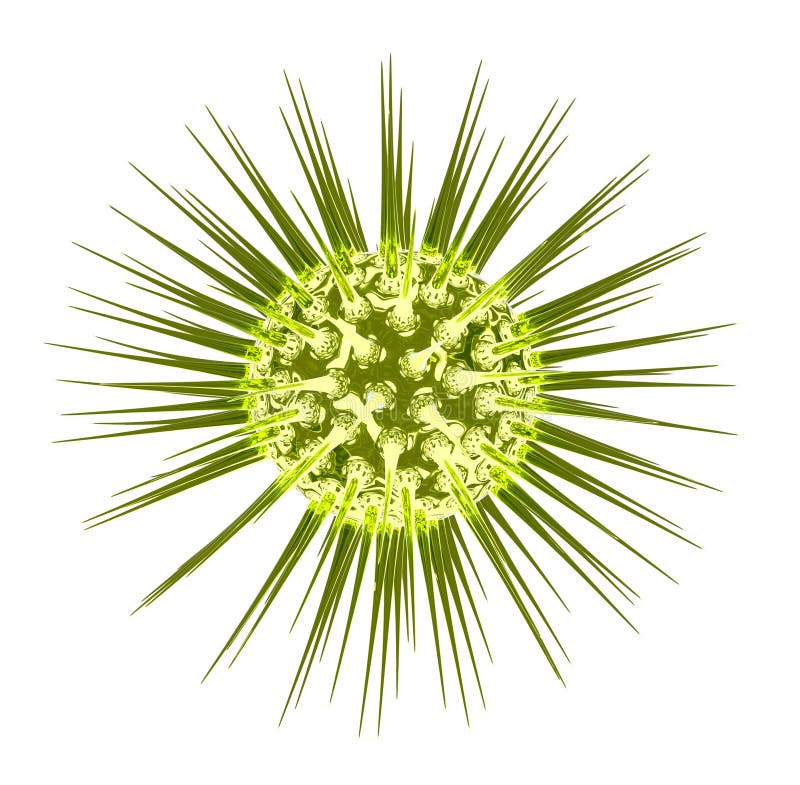 En cell för mikroorganism 3d framförande 3d stock illustrationer