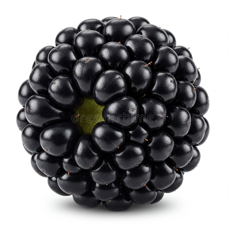 En detaljerad modell som liknar en björnbär Rubus fruticosus som består av glans vektor illustrationer