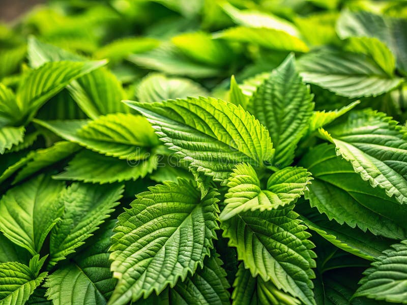 En djup dikt in i Verdant Abundance Lush Green lämnar en typisk fotomatklass stock illustrationer