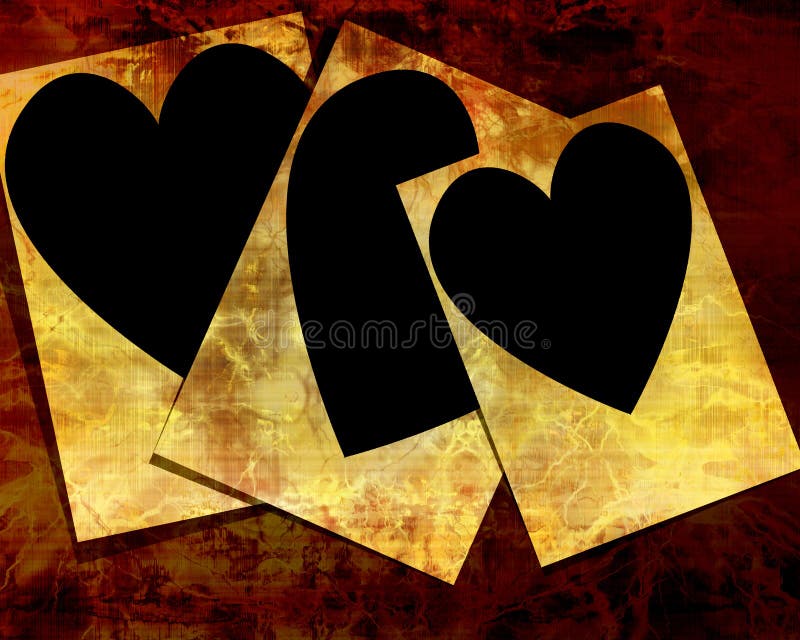 En forma de corazón stock de ilustración En forma de corazón stock de ilustración