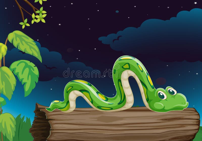 En orm royaltyfri illustrationer En orm royaltyfri illustrationer
