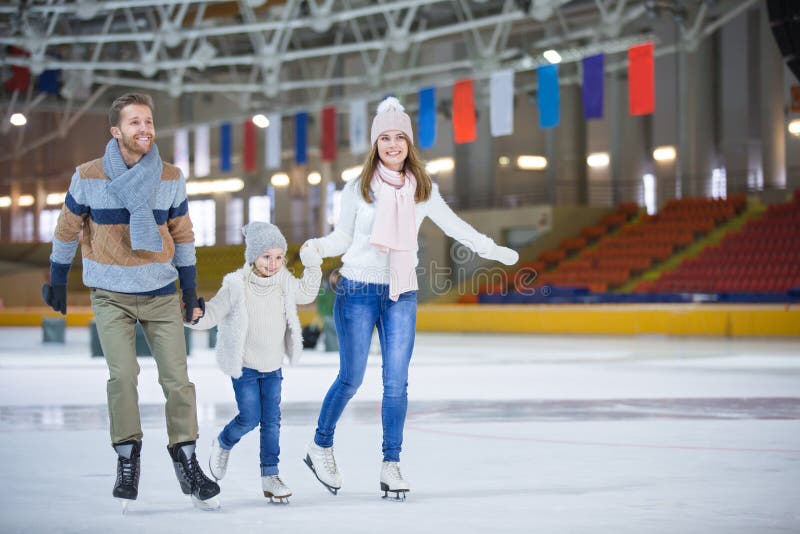 En patinar sobre hielo la pista En patinar sobre hielo la pista