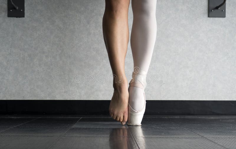 Two Sides To A Ballerina`s Feet, Both In And Out Of Her ...