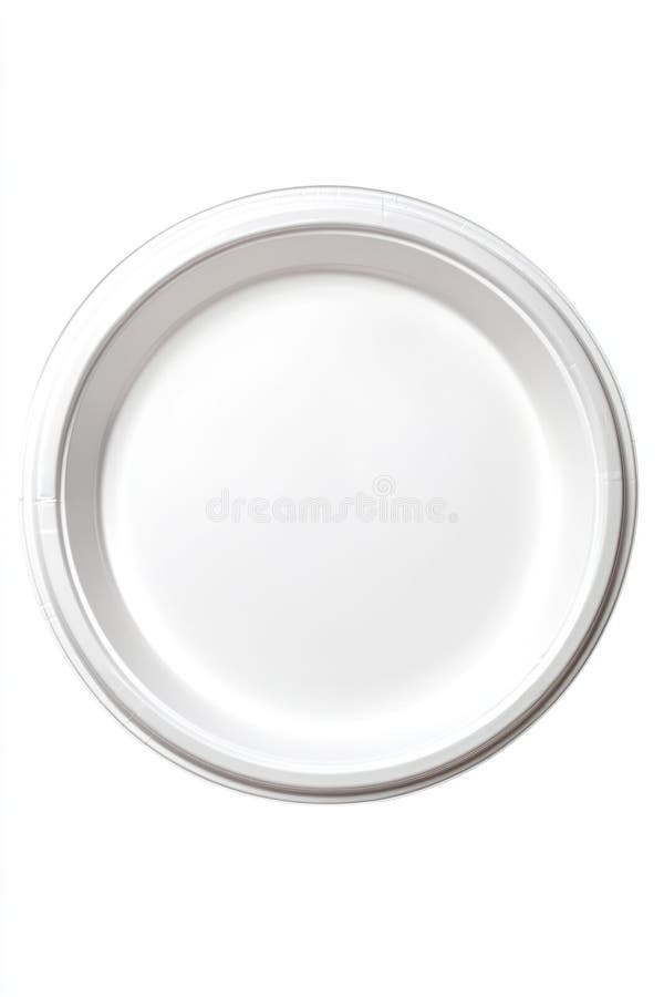 En ren och minimalistisk skylt på en rent vit yta som är idealisk för användning vid produktfotografering eller som ett konstrukti arkivbilder
