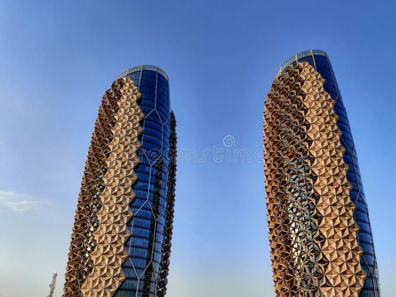 Unique and modern building | Abu Dhabi city famous and iconic landmarks, Al Bahr Towers in UAE  `. Unique and modern building | Abu Dhabi city famous and iconic landmarks, Al Bahr Towers in UAE  `