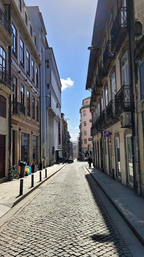 En vacker syn på Porto City Porportugal med douro-floden arkivbild