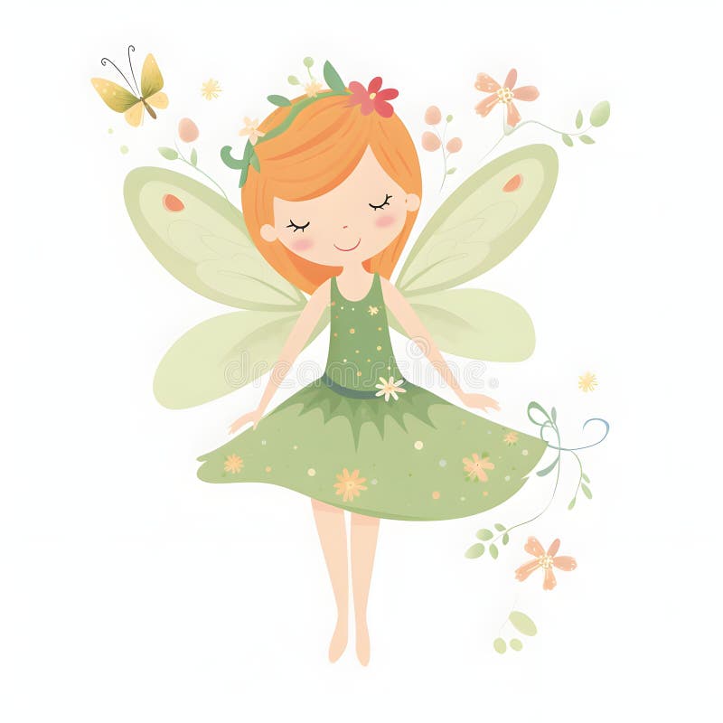 Enchanting fairy graphics royalty free stock images