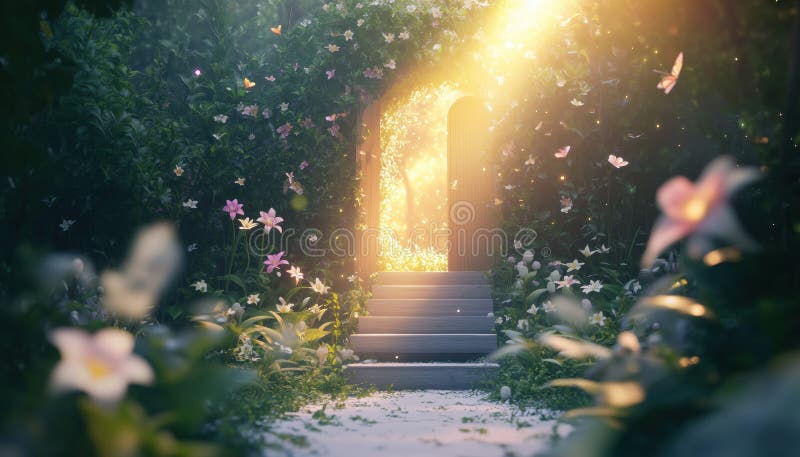 Enchanting Fairy Tale Forest stock photos