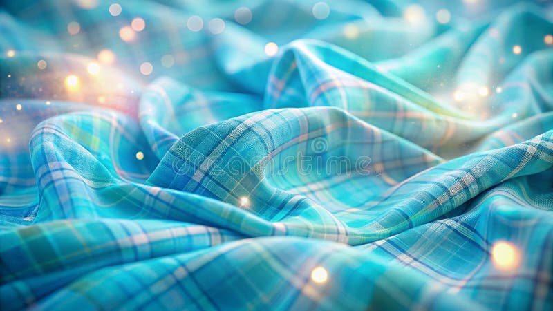 Enchanting Light Blue Plaid Abstract Background A Dreamy Surreal Visual Experience for Design Inspiration royalty free illustration