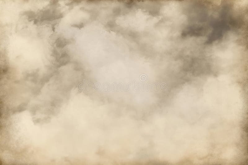 Vintage cloudy sky texture with soft beige and gray tones