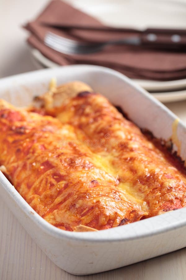 Enchiladas stock image. Image of dinner, enchilada, chilies 19112743