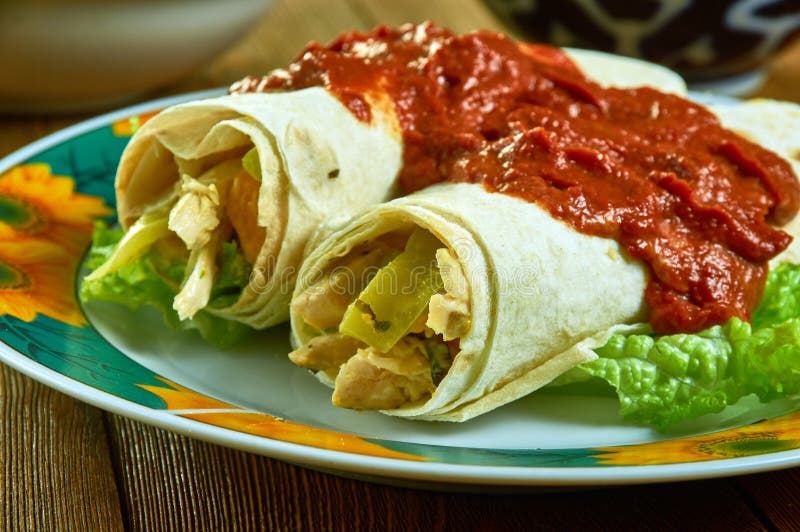 Enchiladas de nopales foto de archivo. Imagen de pavo 160007088