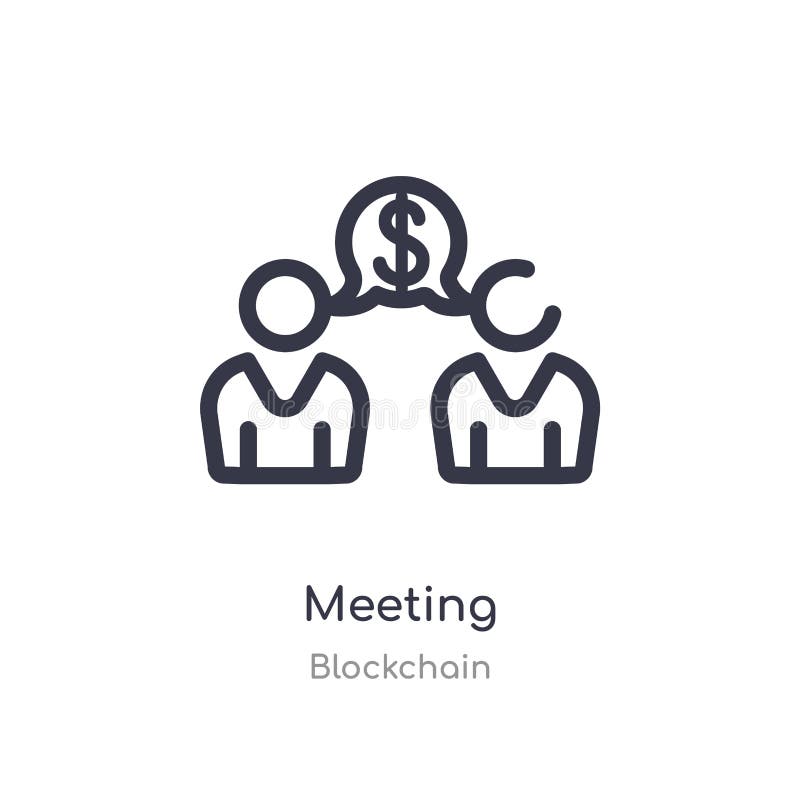encontrando o ícone do esboço linha isolada ilustração do vetor da coleção do blockchain ícone fino editável da reunião do curso ilustração royalty free encontrando o ícone do esboço linha isolada ilustração do vetor da coleção do blockchain ícone fino editável da reunião do curso ilustração royalty free