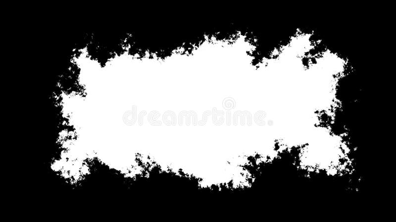 Encre de fleur Transition de baisses animation num? rique illustration de vecteur