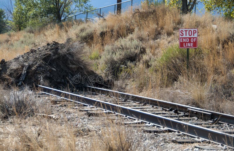 End of the Line stock photography
