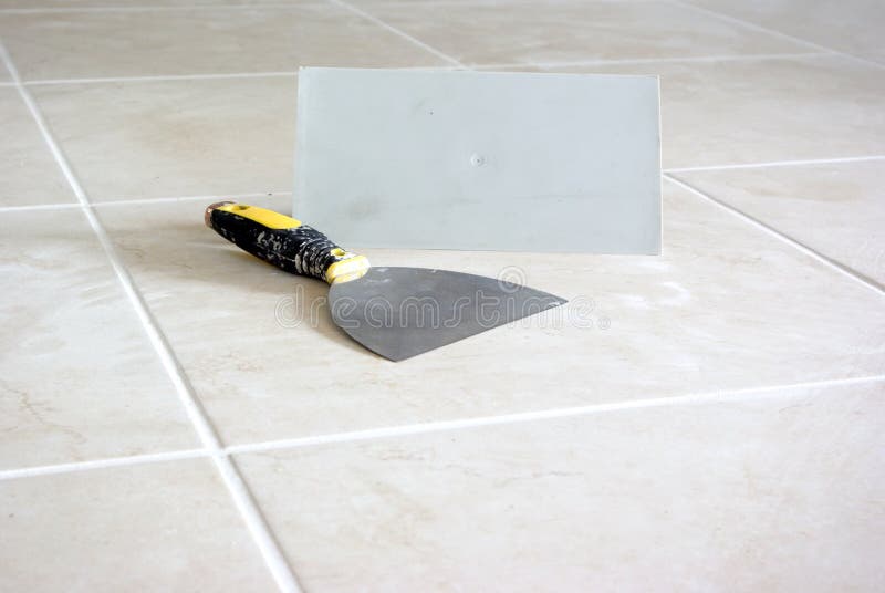 End of tiling royalty free stock photo