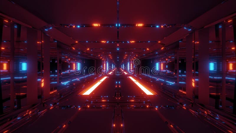 Moving forward through an endless futuristic triangular tunnel. Futuristic  and science fiction concept. 4K vertical video Animation loopable  background 13224035 Stock Video at Vecteezy