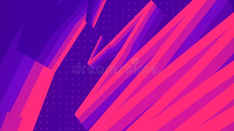 Endlessly flowing geometric zigzag pattern 3d rendering seamless loop animation royalty free illustration