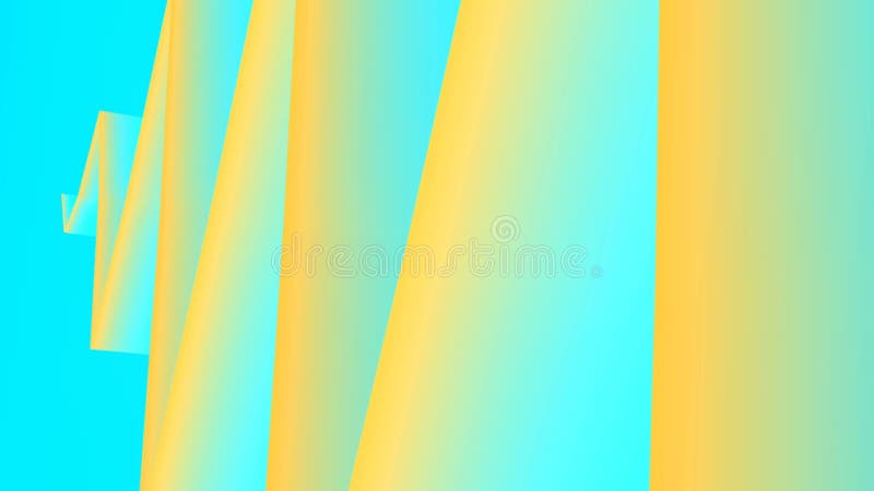 Endlessly moving zigzag pattern with a trendy gradient 3d render loop animation vector illustration
