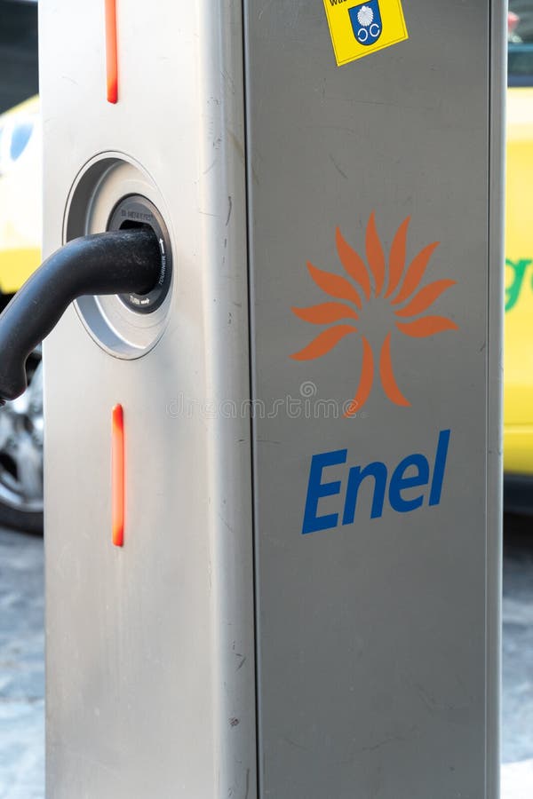 Enel X Electric Charging Station Editorial Photo - Image of chargeable