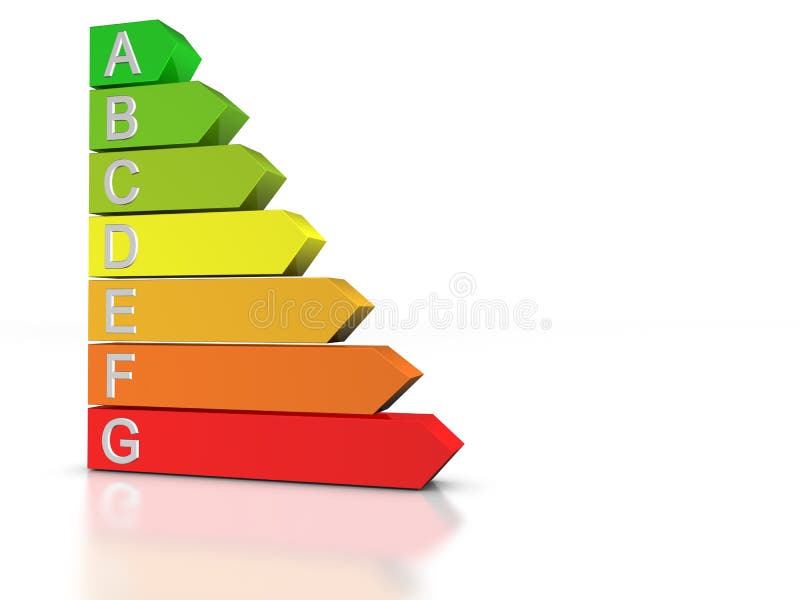Energetic Efficiency stock illustration