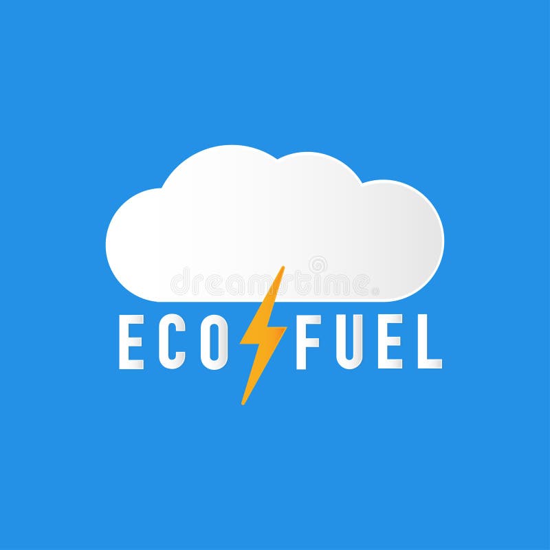 A energia elétrica é vetor da apresentação do combustível do eco ilustração royalty free A energia elétrica é vetor da apresentação do combustível do eco ilustração royalty free