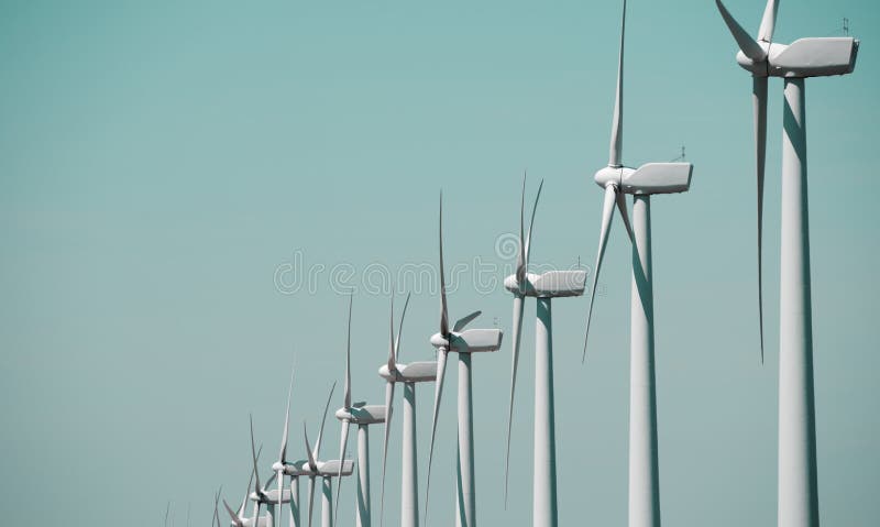 Energia eolica fotografia stock Energia eolica fotografia stock