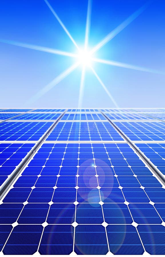 Renewable, alternative solar energy, sun-power plant. Renewable, alternative solar energy, sun-power plant