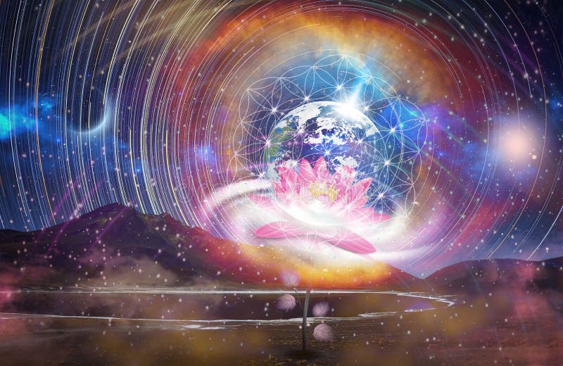Energia spirituale potenza di guarigione coscienza risvegliare l'espansione della meditazione illustrazione vettoriale Energia spirituale potenza di guarigione coscienza risvegliare l'espansione della meditazione illustrazione vettoriale