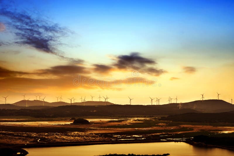 Energia Eólica foto de stock royalty free