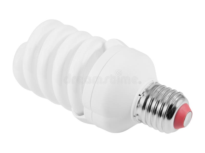 Energie - de bol van het besparingsneonlicht (CFL) royalty-vrije stock afbeelding Energie - de bol van het besparingsneonlicht (CFL) royalty-vrije stock afbeelding