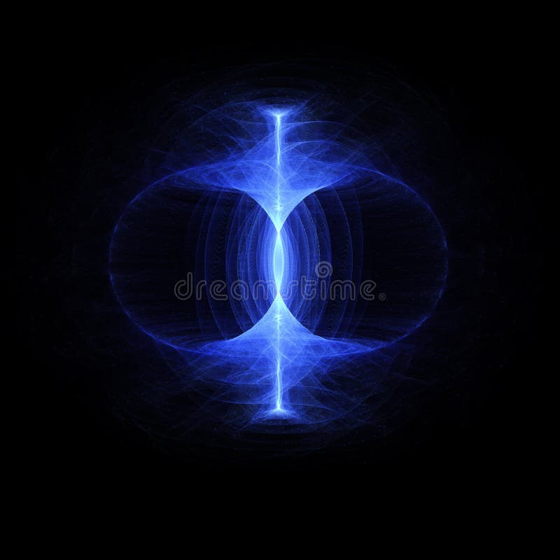 Energiegebied op het absolute nulpunt, de duurzame hoge stroom van de deeltjesenergie door een torus Magnetisch veld, bijzonderhe