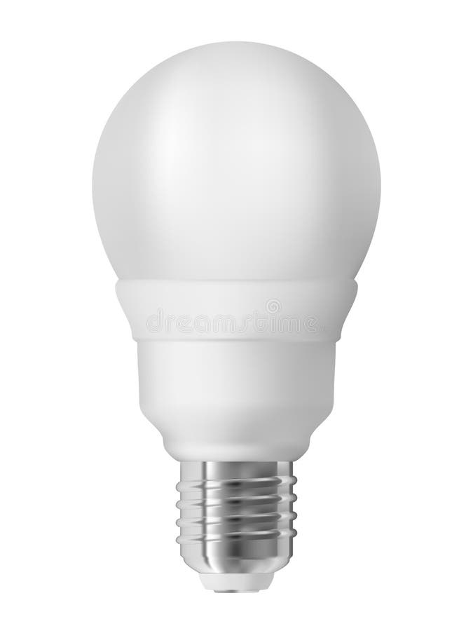 Energiesparende Glühlampe vektor abbildung Energiesparende Glühlampe vektor abbildung