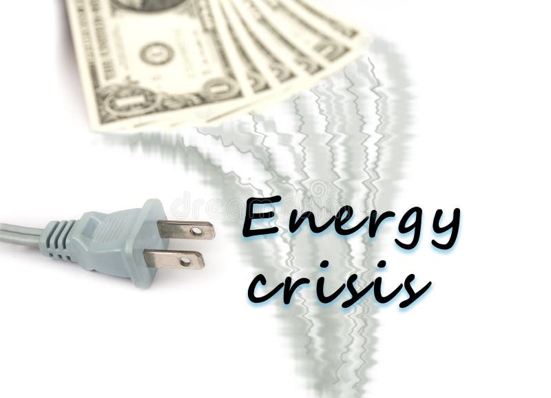 Energy Crisis and Inflation Rate Concept. Expensive Electricity Stock