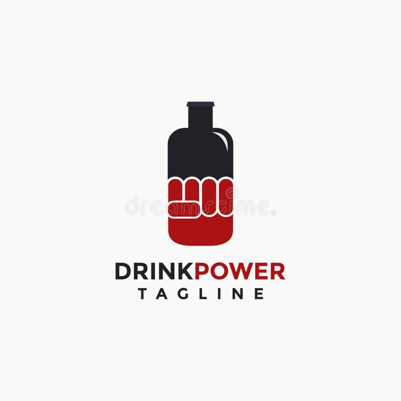 Energy Drink Logo Icon Vector Template Stock Vector Illustration of