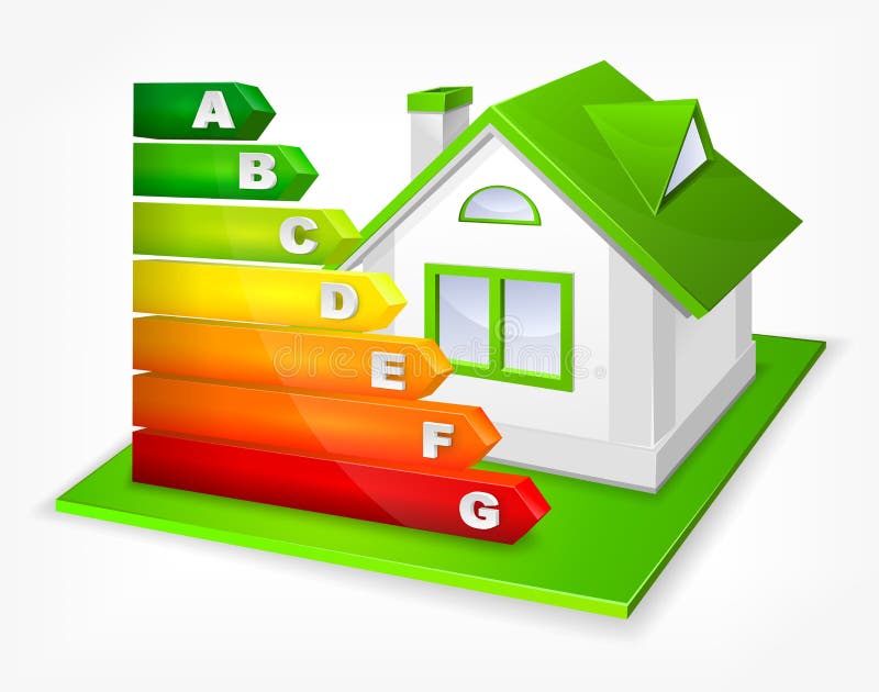 Energy efficiency rating with house