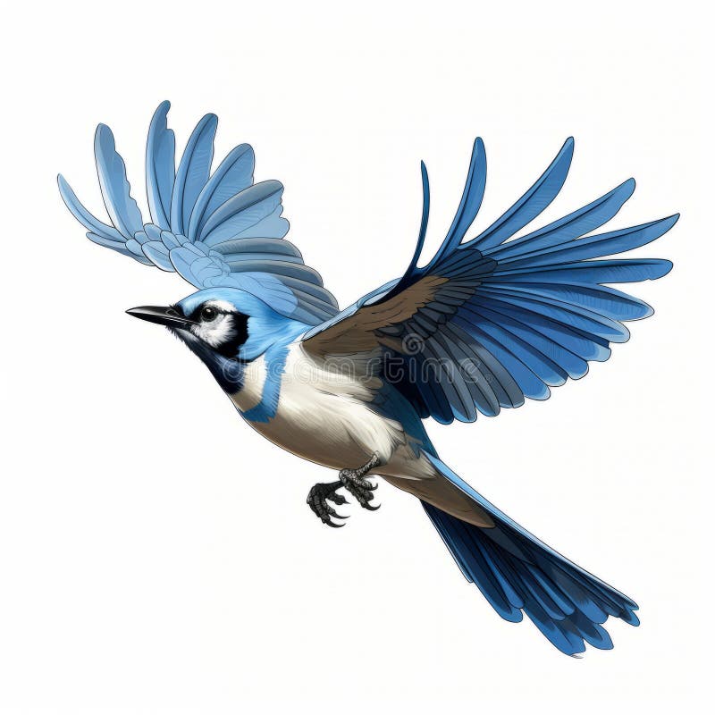 150+ Blue Jay Flying Illustrations, Royalty-Free Vector Graphics
