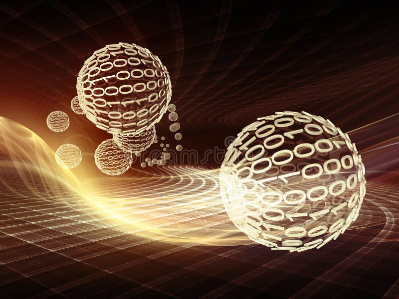 Energy of Fractal Realms vector illustration